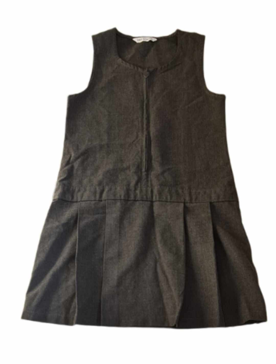 M&S Grey Pinafore Dress Girls 6-7 Years