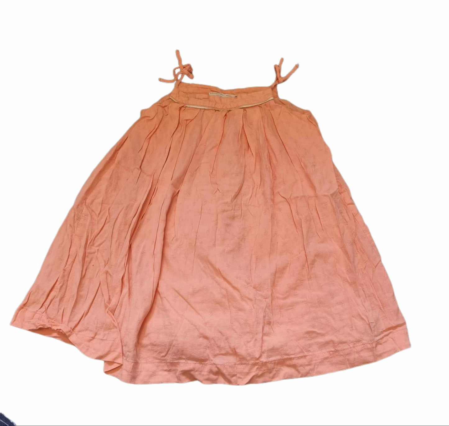 ZARA Peach Dress Girls 5-6 Years