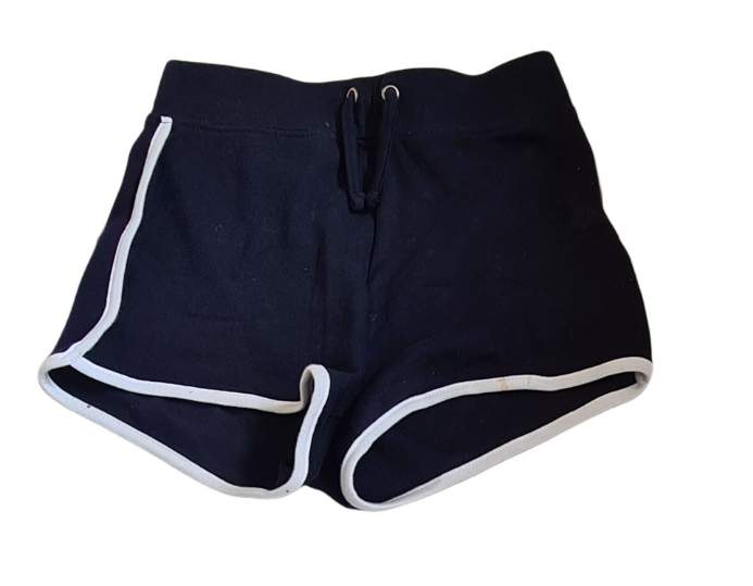 Navy Blue Jersey Shorts Girls 9-10 Years