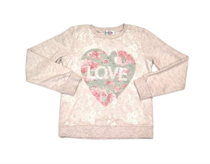 M&CO 'Love' Jumper Girls 7-8 Years