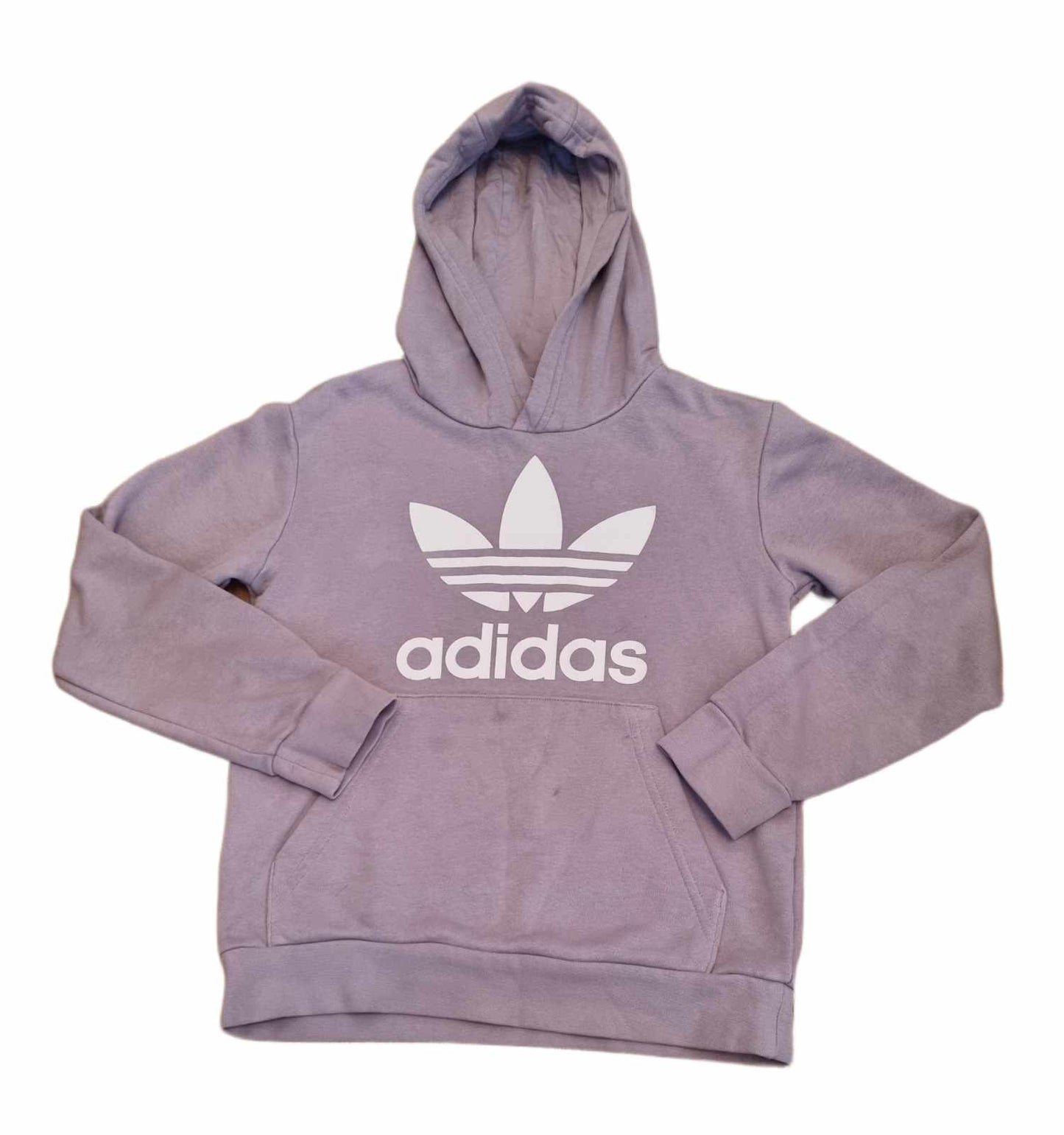 ADIDAS Lilac Hoodie Girls 8-9 Years