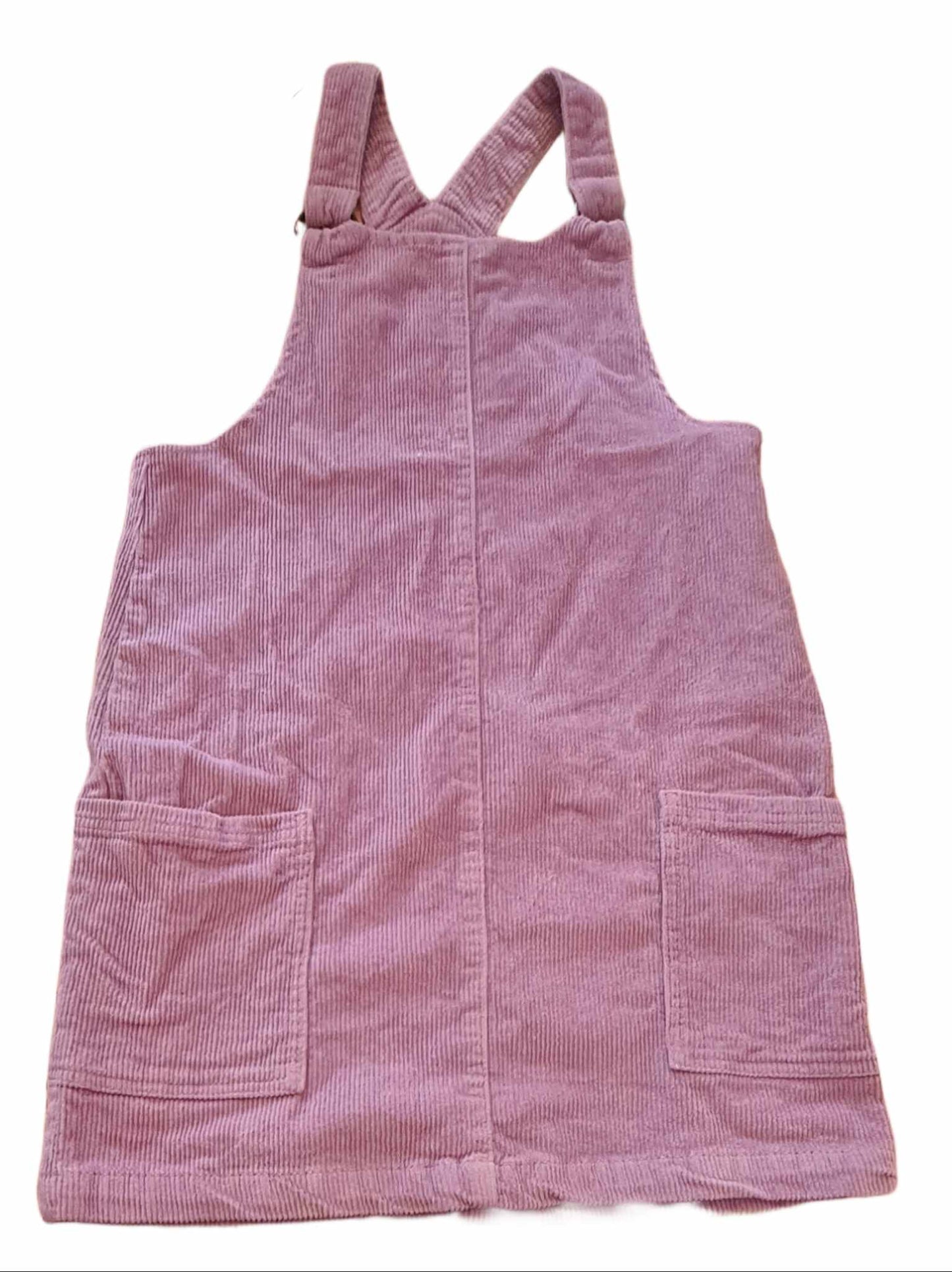 ..GEORGE Blush Pink Pinafore Dress Girls 9-10 Years