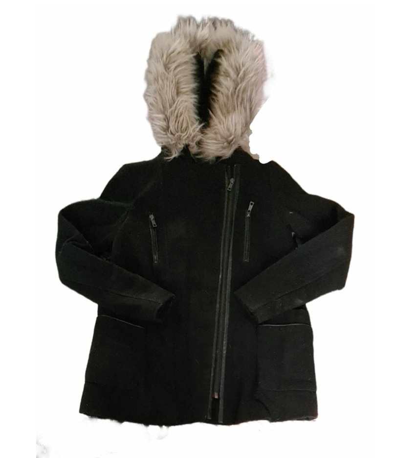 NEW LOOK Black Coat Women's Size 6-8