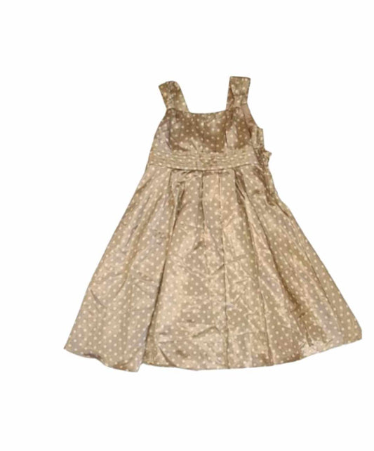 MONSOON Gold Dress Girls 6-7 Years