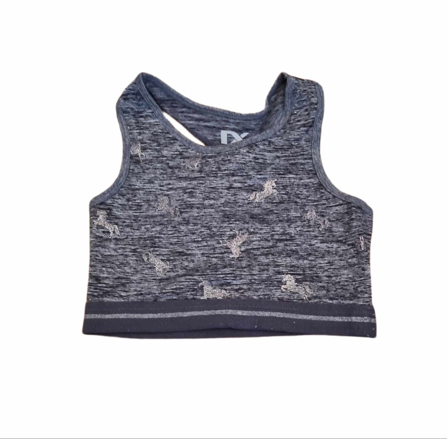 NEXT Unicorn Sports Crop Top Girls 7-8 Years