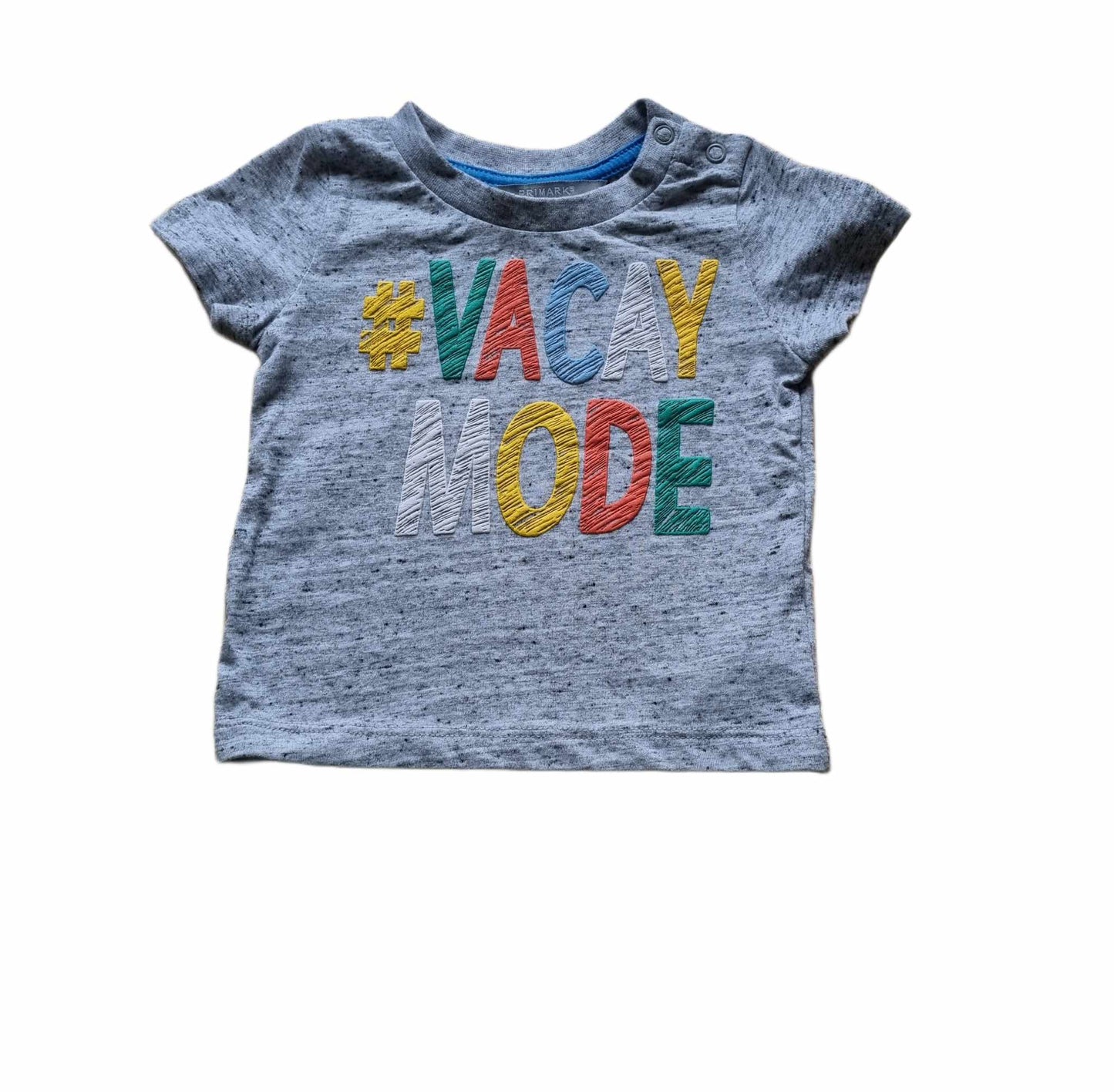 PRIMARK 'Vacay Mode' Tee Boys 6-9 Months