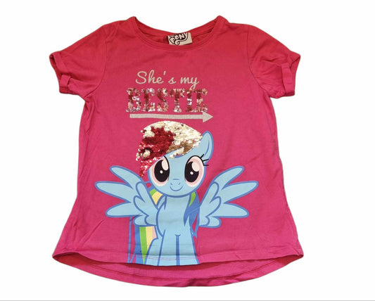 M&CO Little Pony Tee Girls 7-8 Years