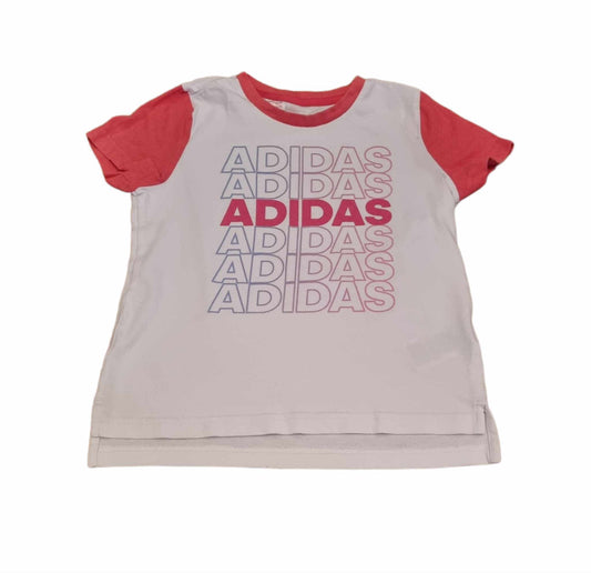 ADIDAS White Tee Girls 8-9 Years