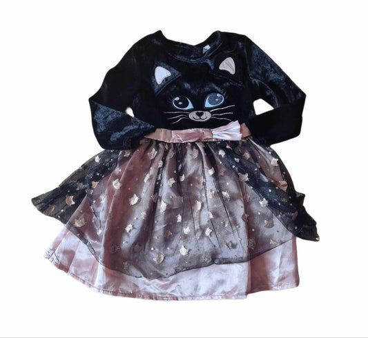 TU Cat Dress Girls 1-2 Years