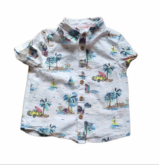 PRIMARK Beach Shirt Boys 9-12 Months