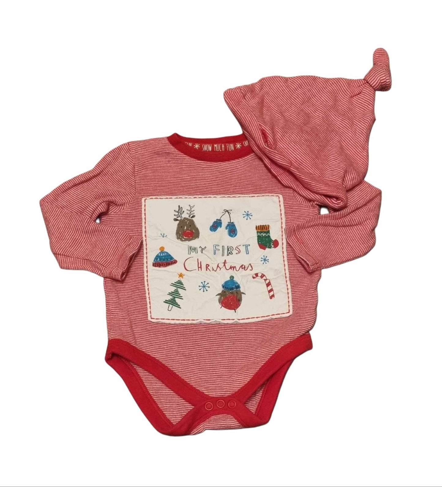 F&F Christmas Set Boys 6-9 Months