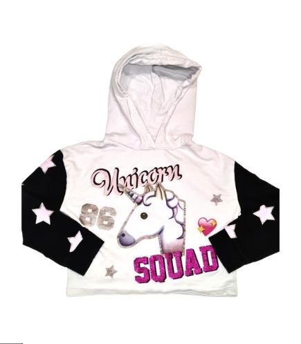 PEACOCKS Crop Hoodie Girls 7-8 Years