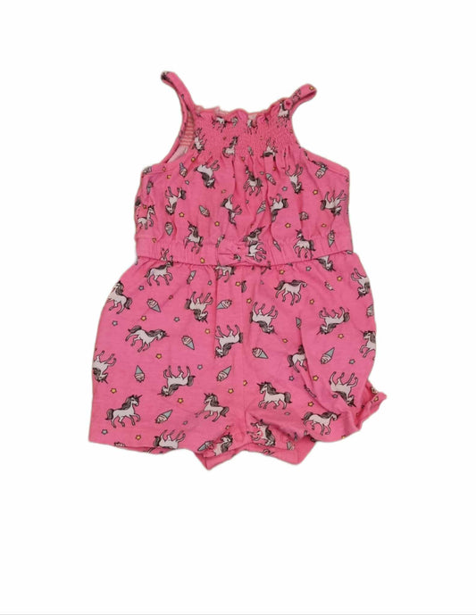 PRIMARK Unicorn Playsuit Girls 6-9 Months