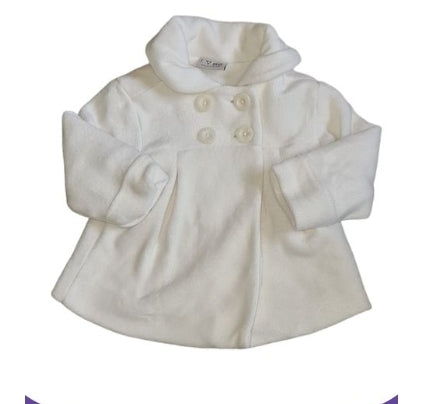 NEXT Cream Fleeced Coat Girls 18-24 Months