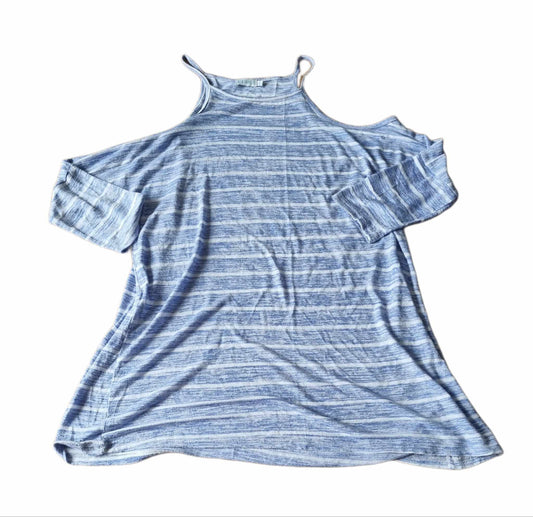 BLUE VANILLA Striped Top Women's Size 14