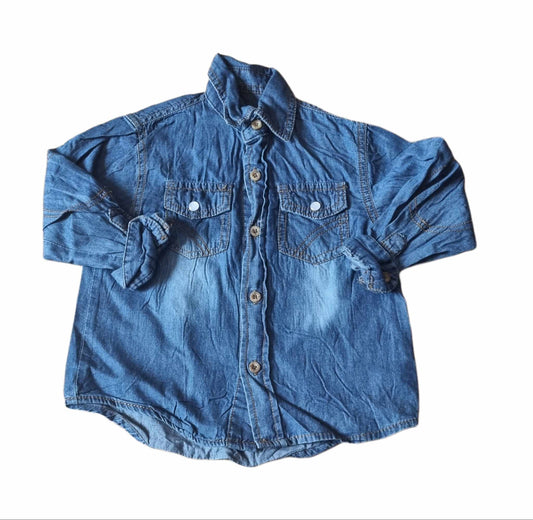 PRIMARK Denim Shirt Boys 2-3 Years