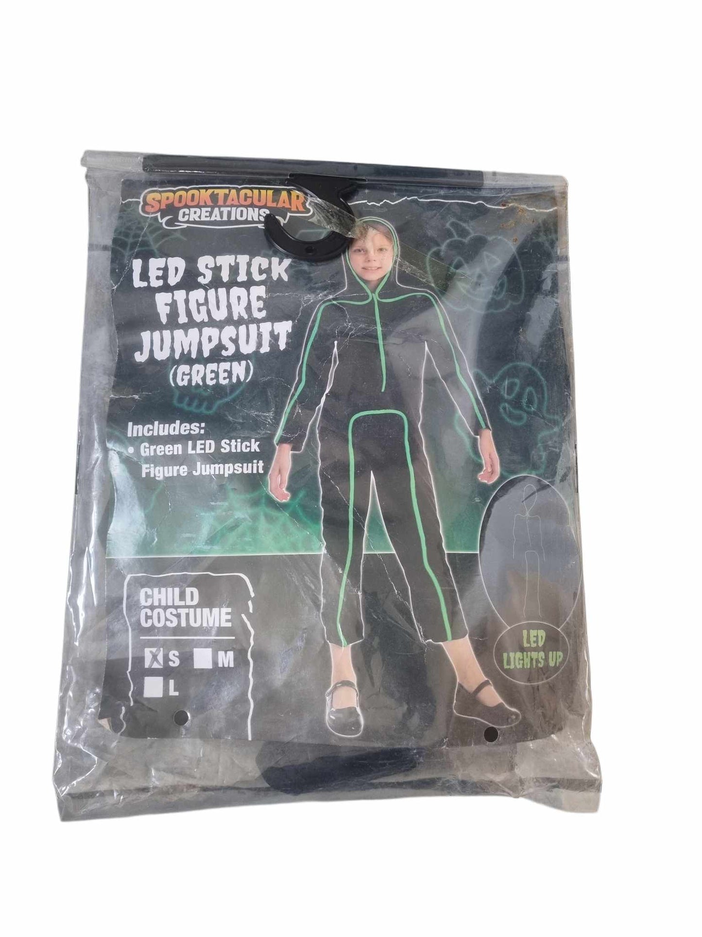 Halloween Light Up Costume Boys 5-7 Years and Girls 5-7 Years