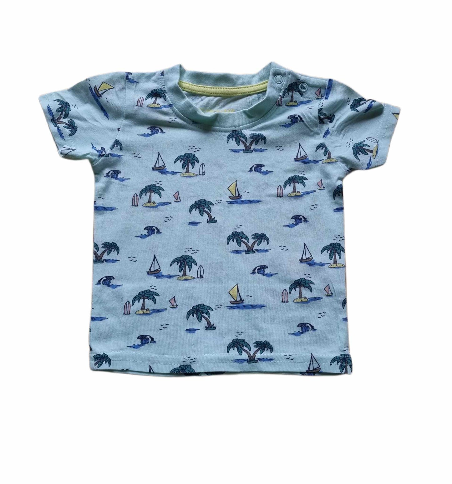 PRIMARK Palm Tree Tee Boys 6-9 Months