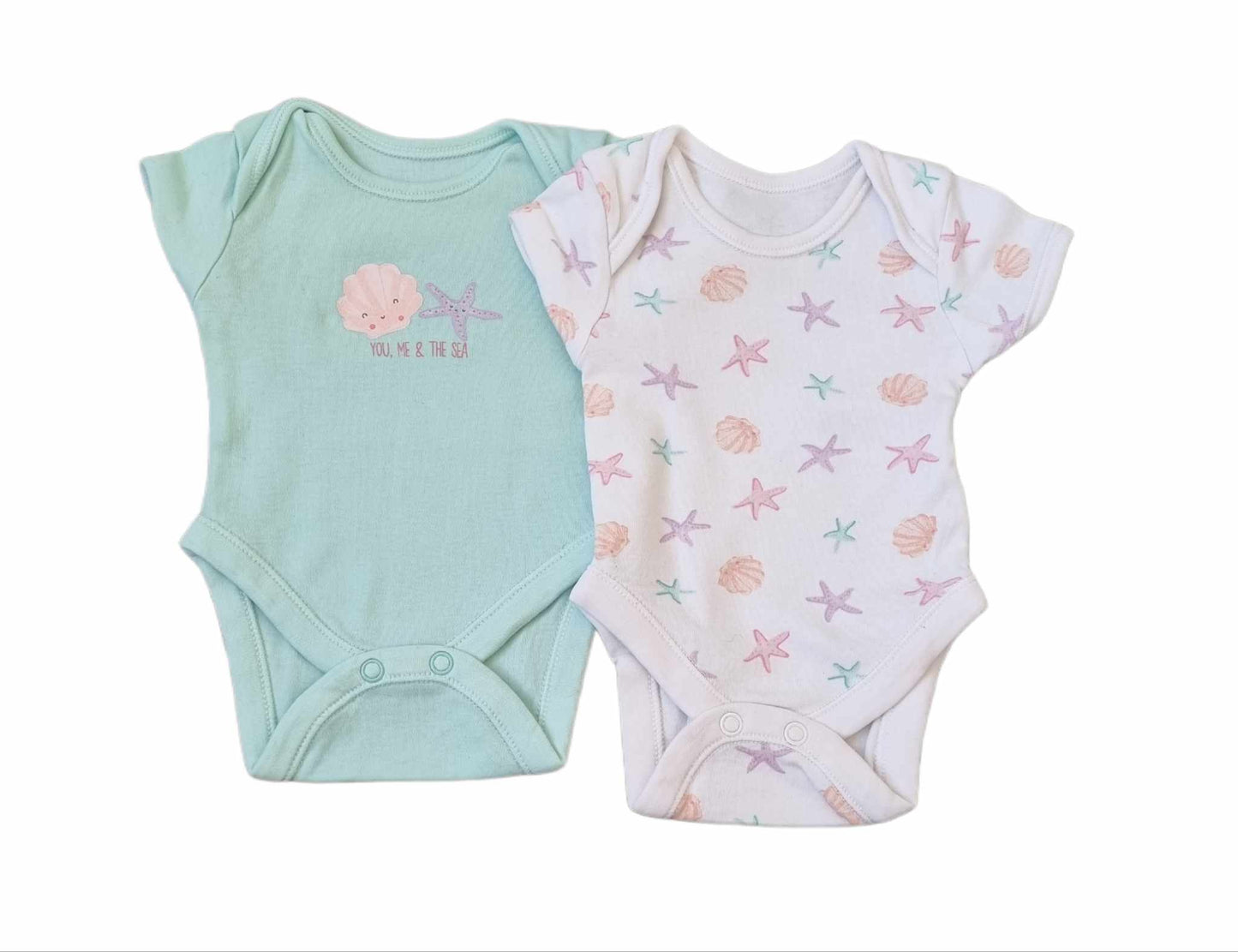 PRIMARK Seashell Vests Girls Newborn