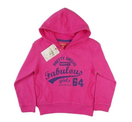 FUNKY DIVA Brand New Hot Pink Hoodie Girls 2-3 Years