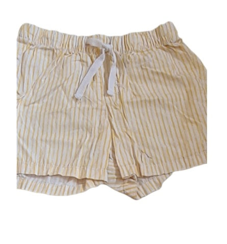 H&M Yellow Stripped Shorts Girls 2-3 Years