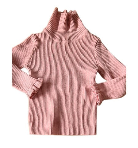 MATALAN Pink Turtle Neck Top Girls 2-3 Years