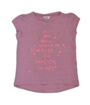 M&CO Pink T-Shirt Girls 2-3 Years