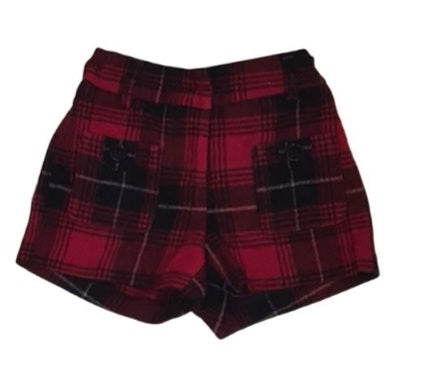 NEXT Tartan Shorts Girls 2-3 Years