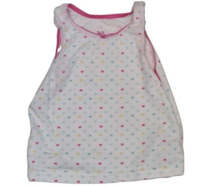 PRIMARK Heart Vest Girls 2-3 Years