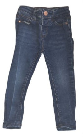 PRIMARK Mid Blue Denim Jeans Girls 2-3 Years