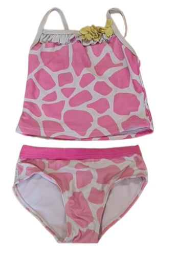 TU Pink and White Bikini Set Girls 2-3 Years