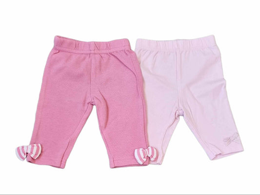 Two Pink Leggings Girls Newborn