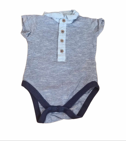 PRIMARK Blue Vest Boys 6-9 Months