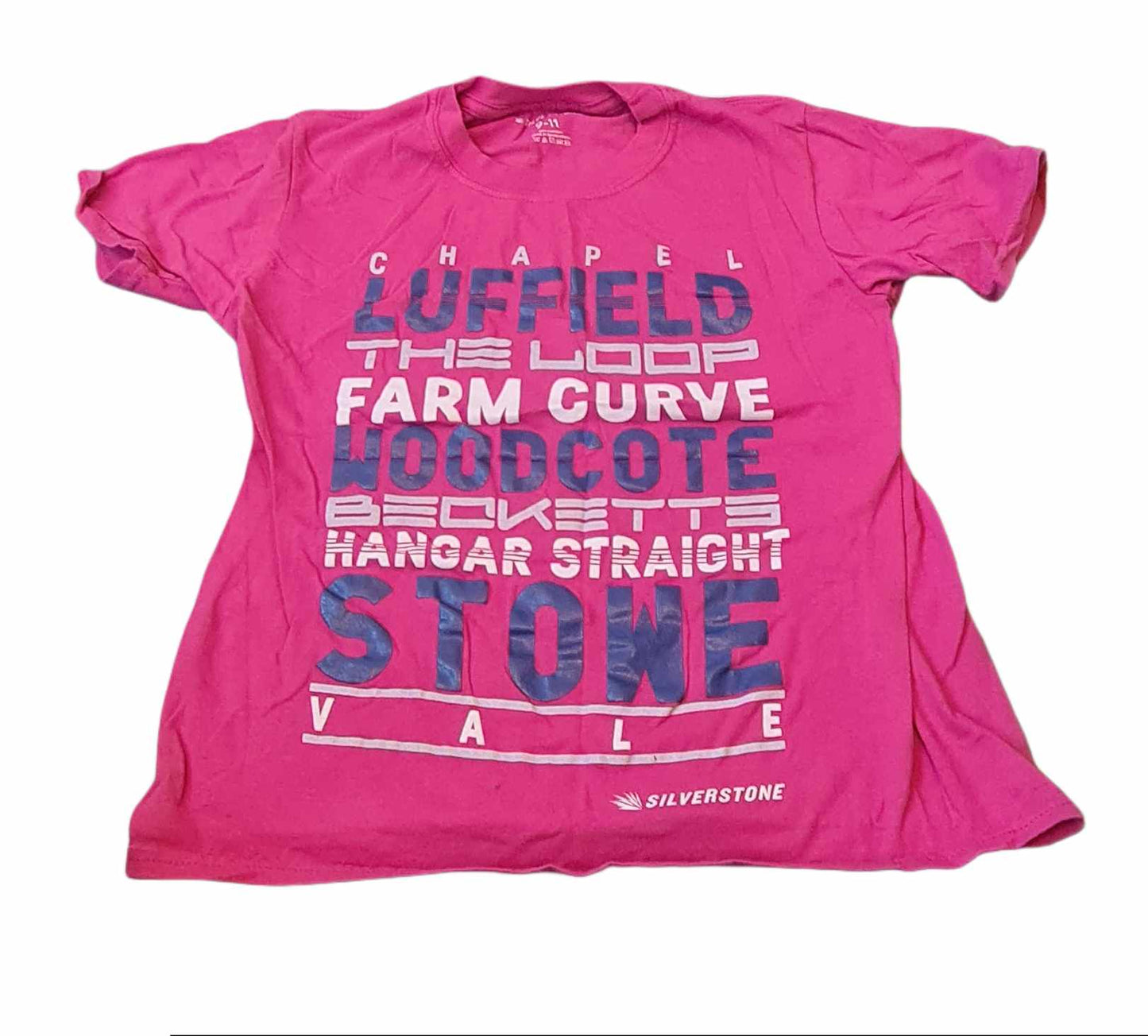 SILVERSTONE Pink Tee Girls 9-10 Years