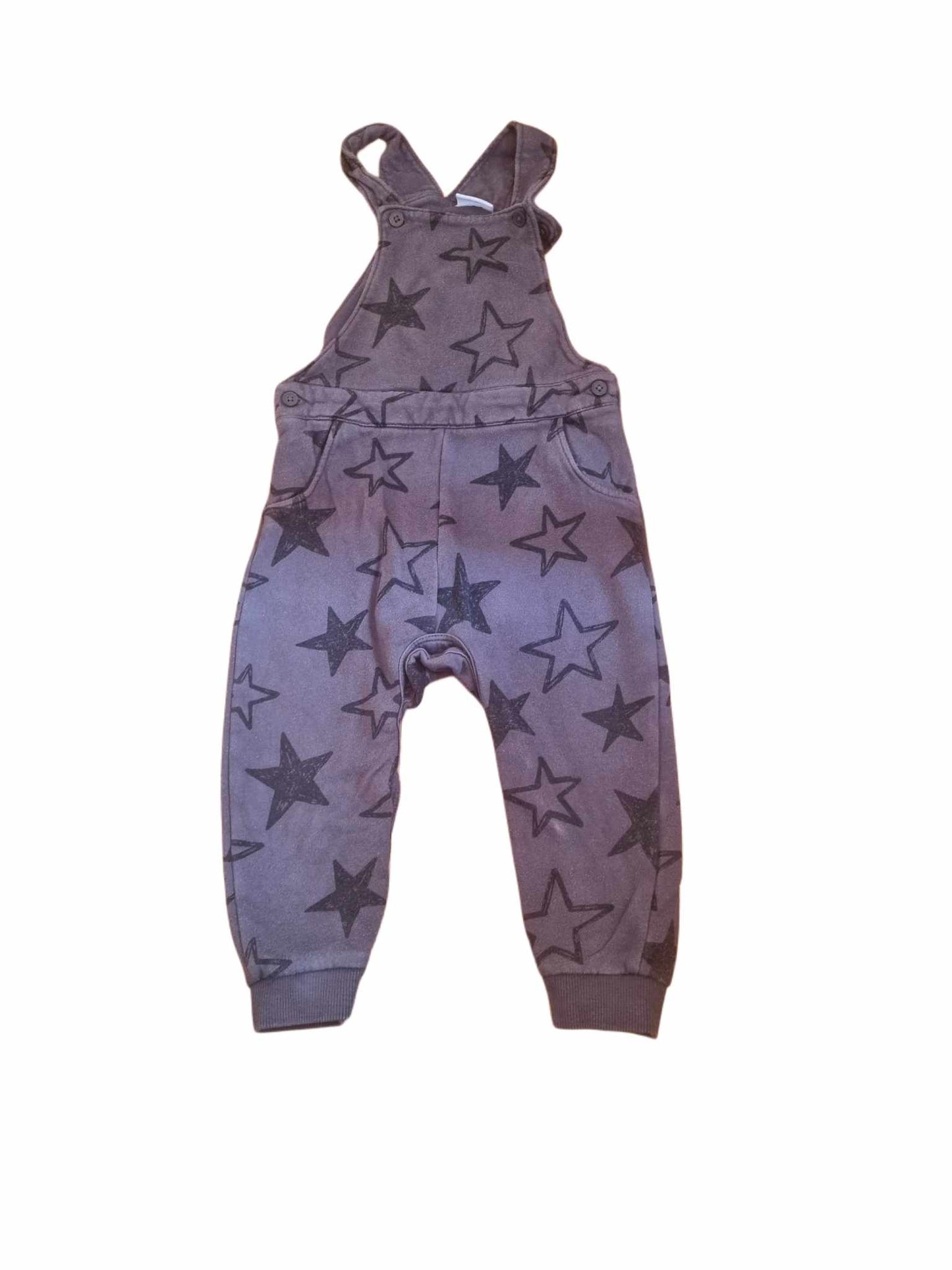 F&F Star Dungarees Boys 18-24 Months