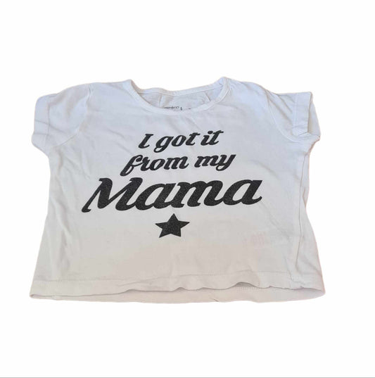 PEP CO White Tee Girls 18-24 Months