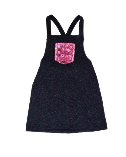 GEORGE Sparkly Pinafore Girls 9-10 Years