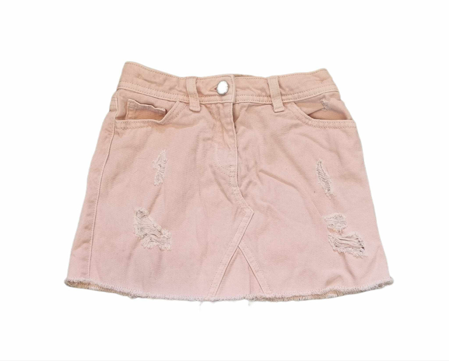 NEXT Pink Denim Skirt Girls 6-7 Years