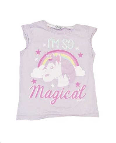 LILY & DAN Unicorn Tee Girls 7-8 Years