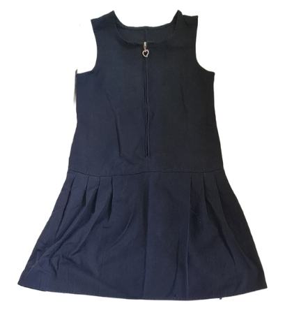 GEORGE Navy Blue Pinafore Girls 8-9 Years