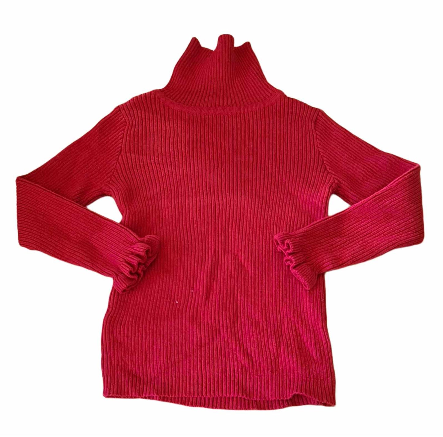 MATALAN Red Turtle Neck Girls 3-4 Years