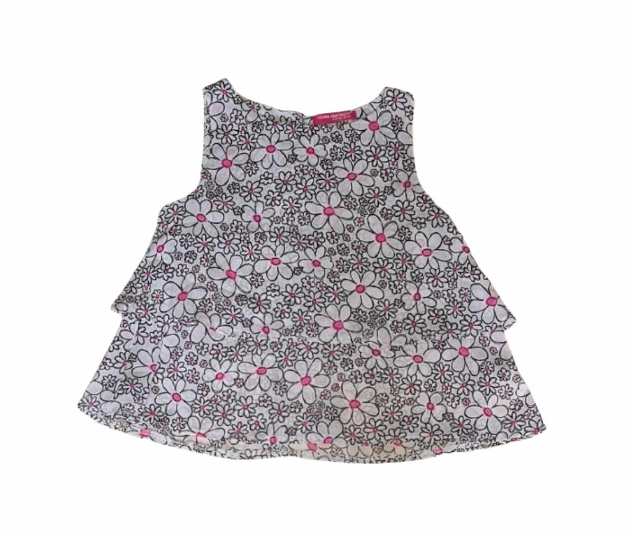 PRIMARK Floral Layered Top Girls 5-6 Years