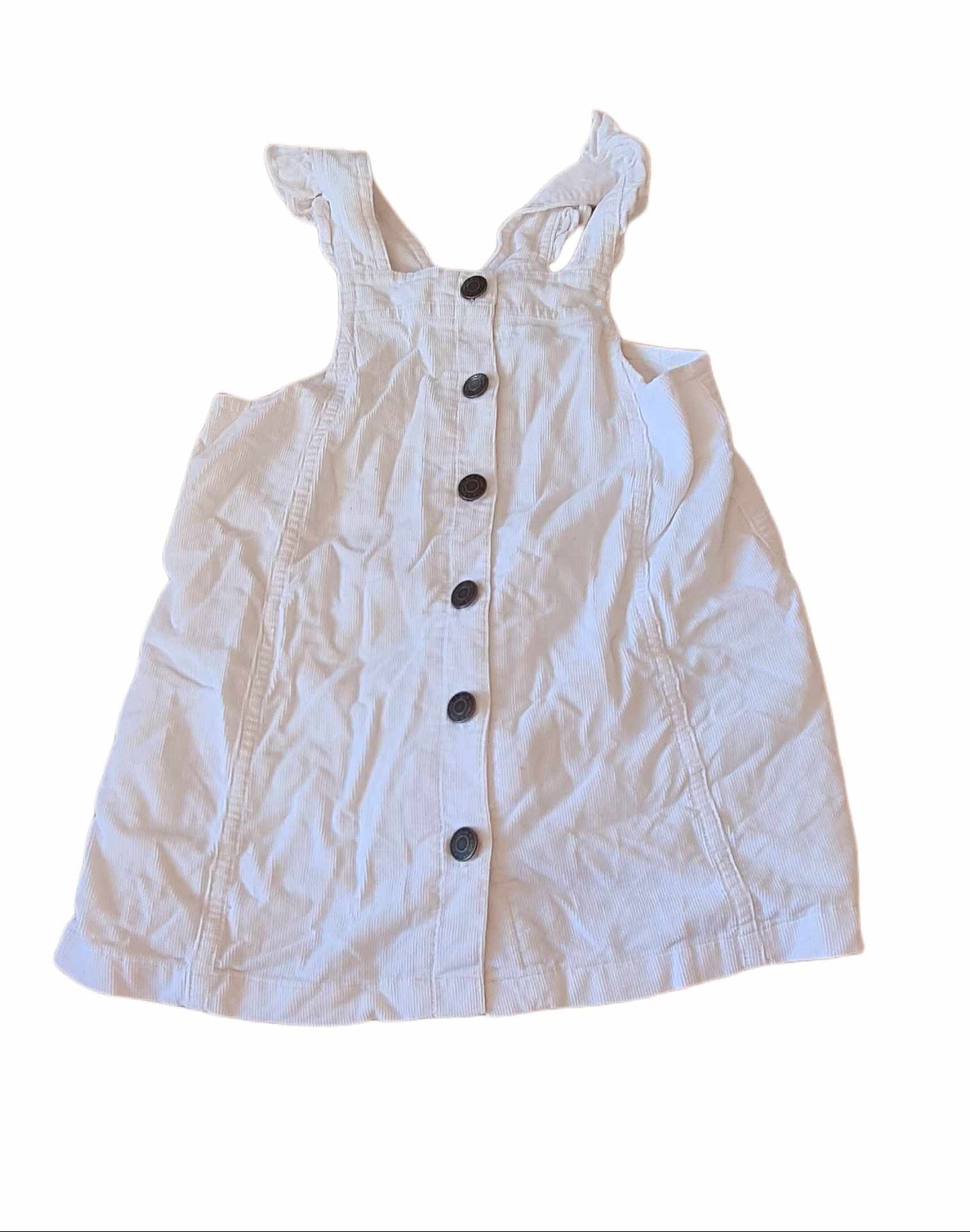 GAP White Cord Dress Girls 2-3 Years