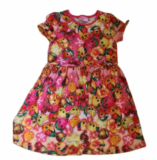 SHOPKINS Fruit Dress Girls 5-6 Years