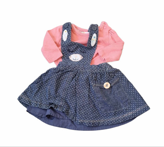 NUTMEG Two Piece Dress Girls Newborn