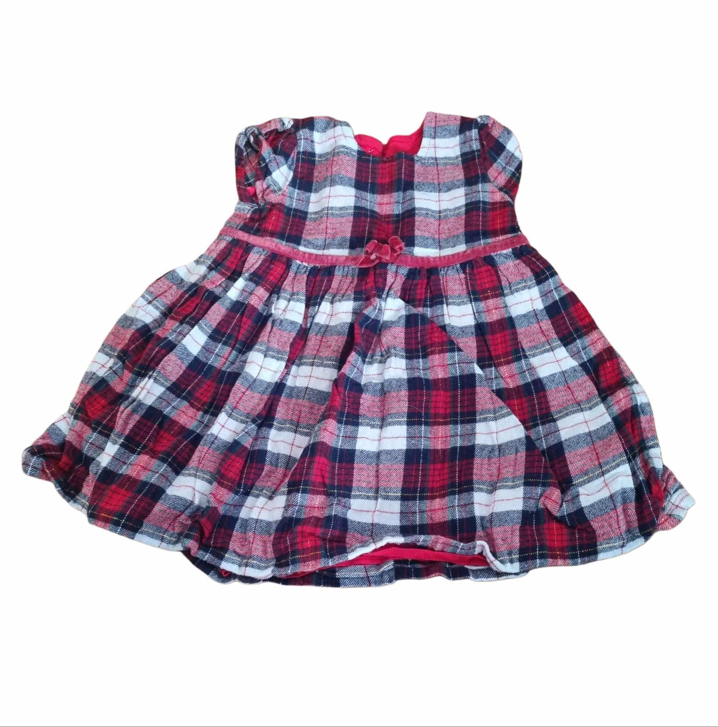 GEORGE Tartan Dress Girls 6-9 Months