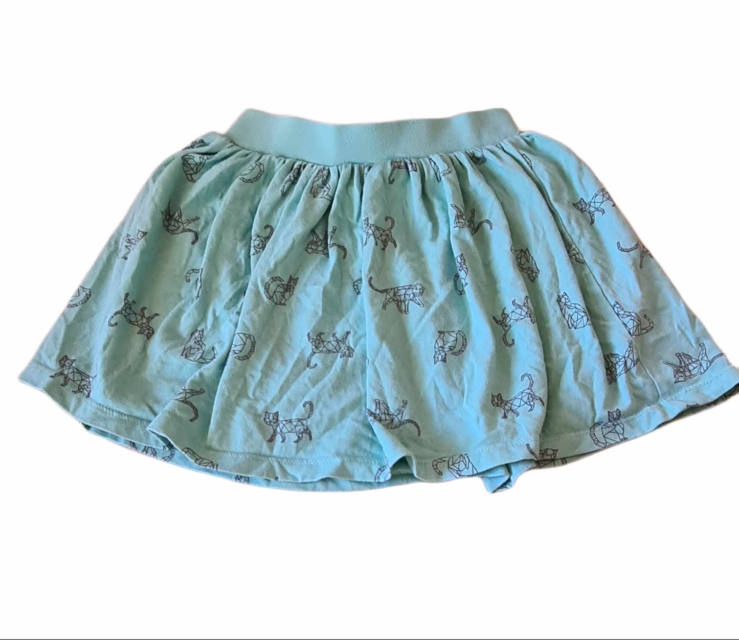 BY VERY Green Cat Skirt Girls 3-4 Years