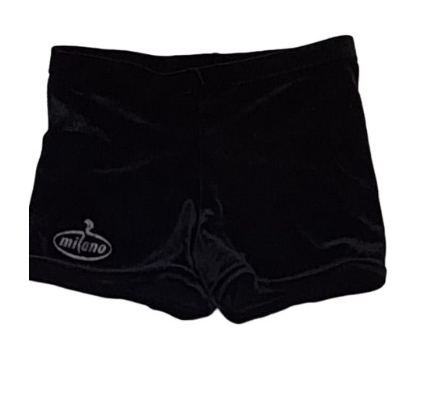 MILANO Black Shorts Girls 7-8 Years