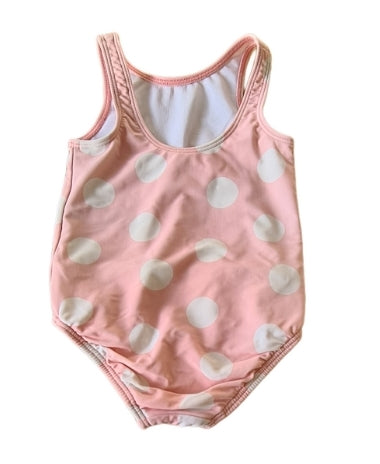 M&S Pink Swim Costume Girls 18-24 Months