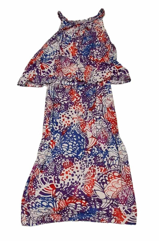 M&CO Patterned Long Dress Women's Size 10